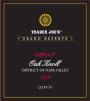 Trader Joe's Oak Knoll Grand Reserve Merlot Lot #74 2014 Front Label