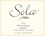 Sola Reserve Petite Sirah 2012 Front Label