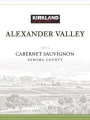 Kirkland Signature Alexander Valley Cabernet Sauvignon 2014 Front Label