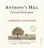 Anthony's Hill Fetzer Vineyards Cabernet Sauvignon  Front Label