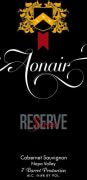 Aonair Reserve Cabernet Sauvignon 2014  Front Label