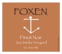 Foxen Sea Smoke Vineyard Pinot Noir 2011 Front Label
