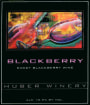 Huber Orchard Winery Blackberry Front Label