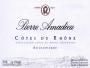 Pierre Amadieu Cotes du Rhone Roulepierre 2015 Front Label