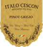 Italo Cescon History and Wine Ltd. Pinot Grigio 2016 Front Label