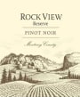 Rock View Reserve Pinot Noir 2015  Front Label