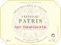 Chateau Patris Saint-Emilion Grand Cru 2013 Front Label