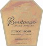 Brutocao Pinot Noir 2006 Front Label