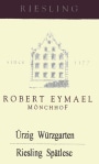 Monchhof Urzig Wurzgarten Riesling Spatlese 2015 Front Label