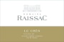 Chateau Raissac Le Cres Viognier 2016  Front Label