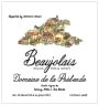Domaine de la Prebende Beaujolais 2015  Front Label