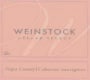 Weinstock Cabernet Sauvignon 2004 Front Label