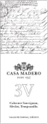 Casa Madero 3V 2015 Front Label