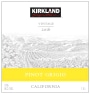 Kirkland Signature California Pinot Grigio 2016 Front Label