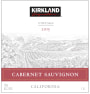 Kirkland Signature California Cabernet Sauvignon 2015 Front Label