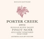 Porter Creek Hillside Vineyard Old Vine Pinot Noir 2002 Front Label