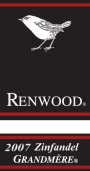 Renwood Grandmere Zinfandel 2007 Front Label