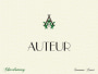 Auteur Wines Sonoma Coast Chardonnay 2013  Front Label