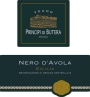 Feudo Principi di Butera Sicilia Nero d'Avola 2014 Front Label