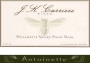 J.K. Carriere Antoinette Pinot Noir 2005 Front Label