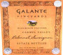 Galante Vineyards Blackjack Pasture Cabernet Sauvignon 2006  Front Label