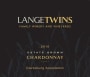 LangeTwins Estate Grown Chardonnay 2015 Front Label