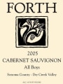 Forth Vineyards All Boys Cabernet Sauvignon 2005  Front Label