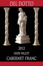 Del Dotto Cabernet Franc 2012 Front Label