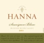 Hanna Russian River Valley Sauvignon Blanc 2011  Front Label