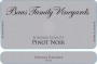 Baus Family Vineyards Private Reserve Pinot Noir 2013 Front Label
