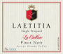 Laetitia La Colline Pinot Noir 2002 Front Label