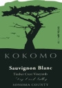 Kokomo Timber Crest Vineyard Sauvignon Blanc 2011 Front Label