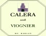 Calera Mt. Harlan Viognier 2008 Front Label