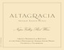 Araujo Altagracia 2002 Front Label