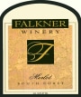 Falkner Winery Merlot 2001 Front Label