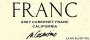 Cosentino The Franc Cabernet Franc 2007 Front Label
