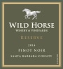 Wild Horse Santa Barbara County Reserve Pinot Noir 2014  Front Label