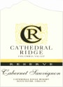 Cathedral Ridge Winery Reserve Cabernet Sauvignon 2013 Front Label