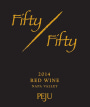 Peju Winery Fifty/Fifty 2014  Front Label