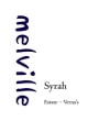 Melville Estate Verna's Syrah 2015 Front Label