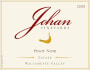Johan Vineyards Estate Pinot Noir 2008 Front Label