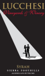 Lucchesi Vineyards & Winery Syrah 2015 Front Label