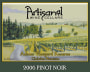 Artisinal Wine Cellars Adams Vineyard Reserve Pinot Noir 2006  Front Label