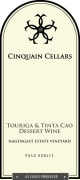 Cinquain Cellars Winery Nagengast Touriga Tinta Cao 2010 Front Label