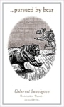 Dunham Cellars Pursued By Bear Cabernet Sauvignon 2008 Front Label