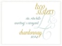Foley Estate Winery Two Sisters Chardonnay 2014  Front Label