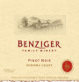 Benziger Pinot Noir 2011 Front Label