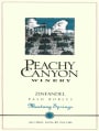Peachy Canyon Mustang Springs Zinfandel 2005 Front Label