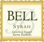 Bell Wine Cellars Canterbury Vineyard Syrah 2011 Front Label