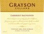 Grayson Cellars Cabernet Sauvignon 2006  Front Label